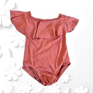 Like new dusty rose leotard size 24M